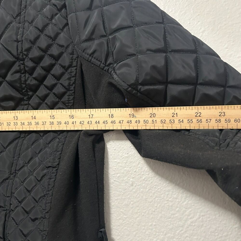 Sebby Collection Women's Jacket M Black Diamond Quilted Pattern - Picture 6 of 9